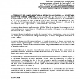 RESOLUÇÃO CONJUNTA CERH/SEMA N  039/2020, DE 22 DE ABRIL DE 2020.
