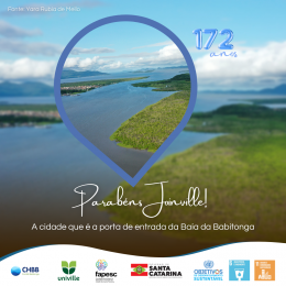 Parabéns Joinville, 172 anos!